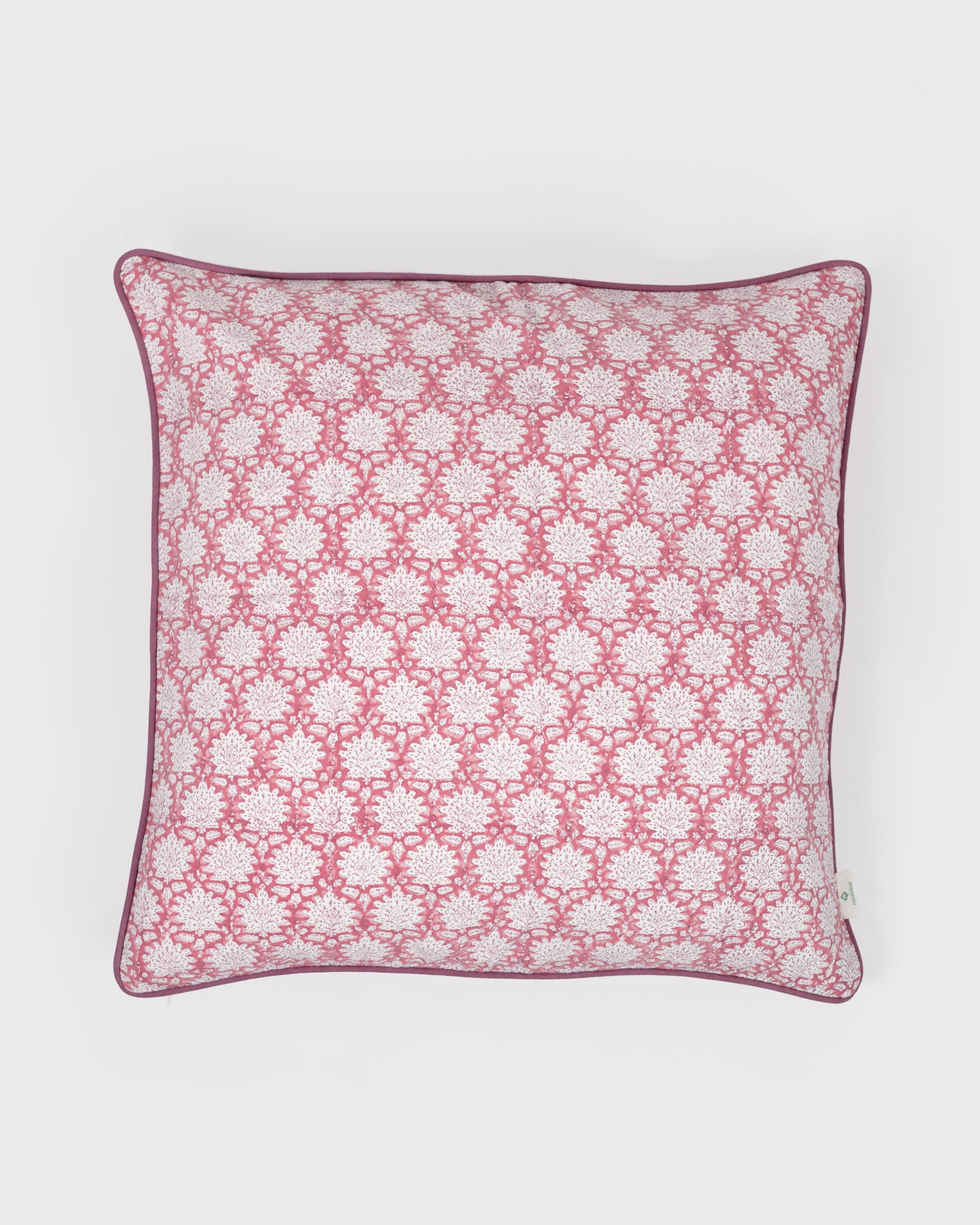 Dusty Pink Floral Cushion Cover - 60x60cm