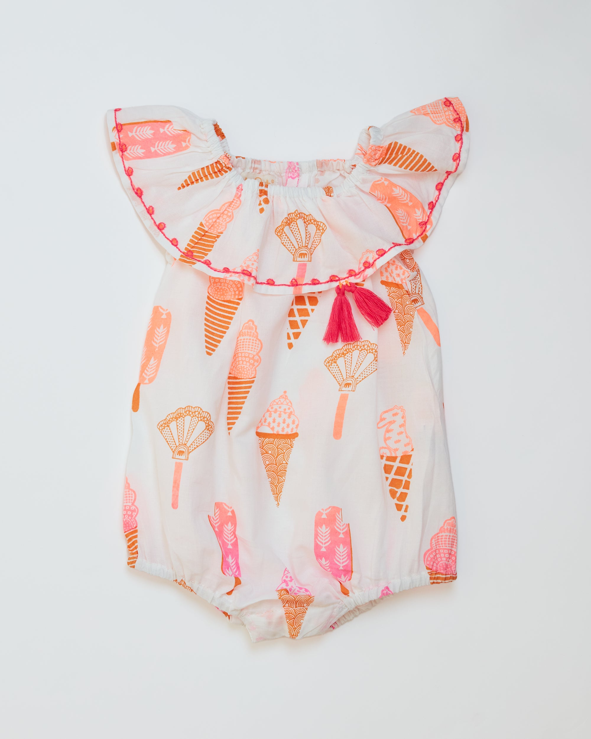 Cotton Babygrow in Ice Cream Print