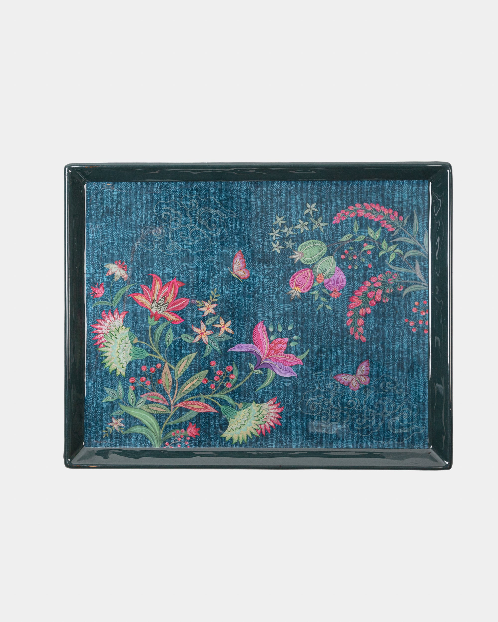 Wild Flower Tray in Blue - Medium