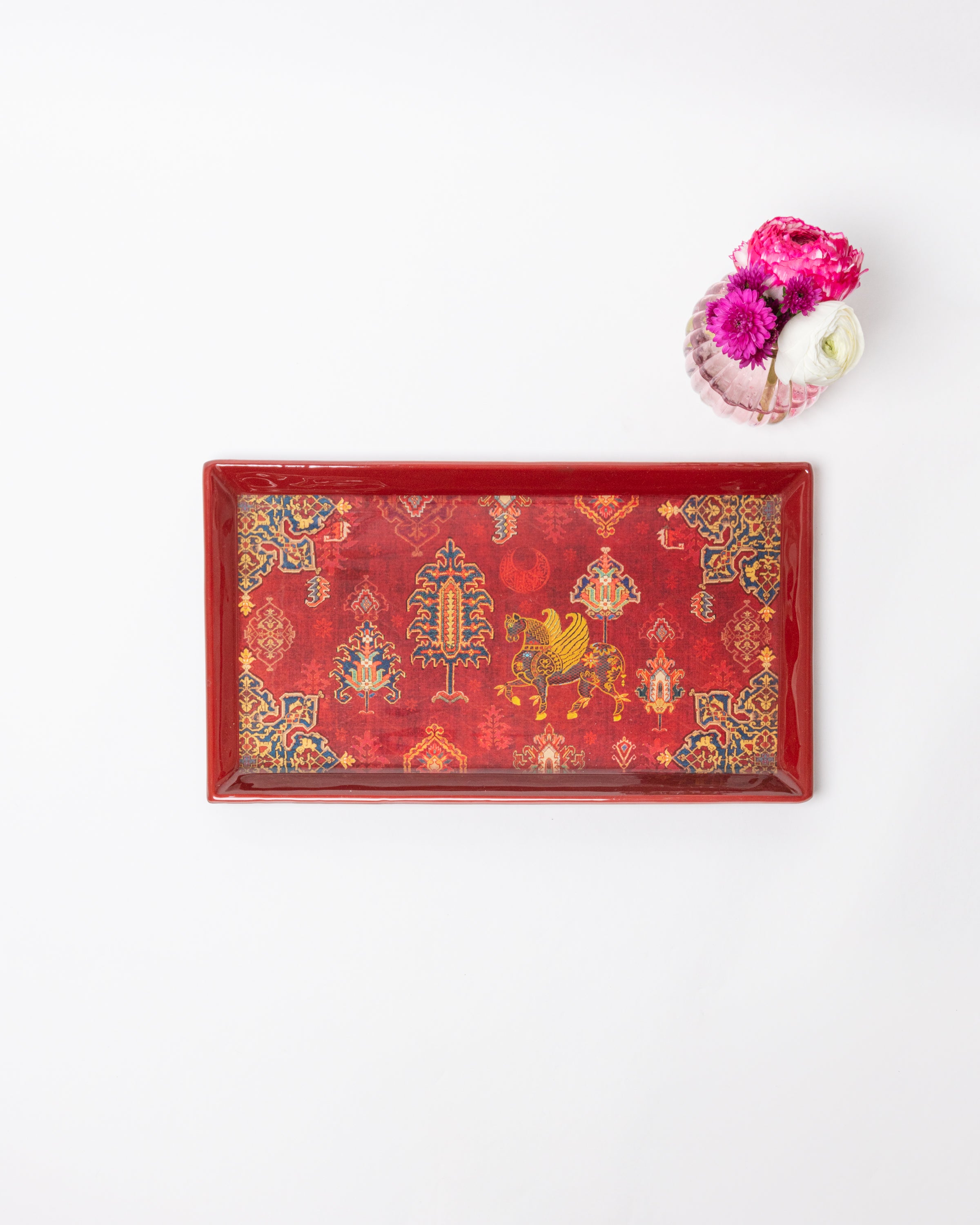 Silk Road Enamel Tray - Small